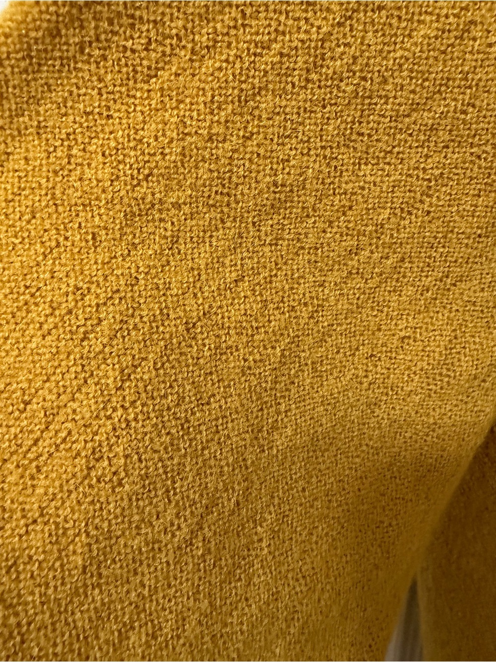 VTG 60s Arnold Palmar Robert Bruce Alpaca Wool Mustard Cardigan Sweater M Men - Picture 8 of 14